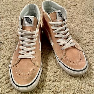 Vans muted pink sk8 hi shoe WMN 7.5/ MN 6